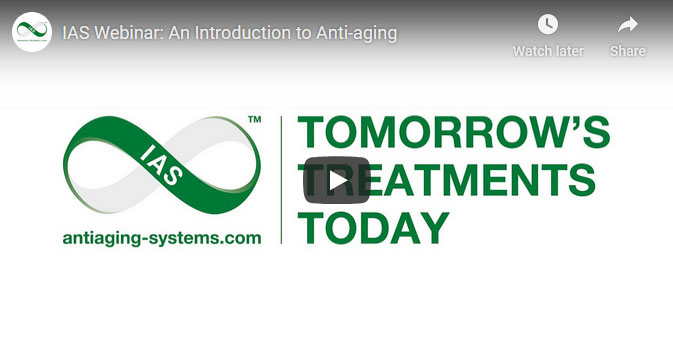 IAS YouTube webinar screenshot with green text and white background